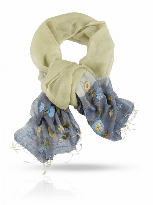 Палантин Женский ZW.EMB/TAU.BLUE